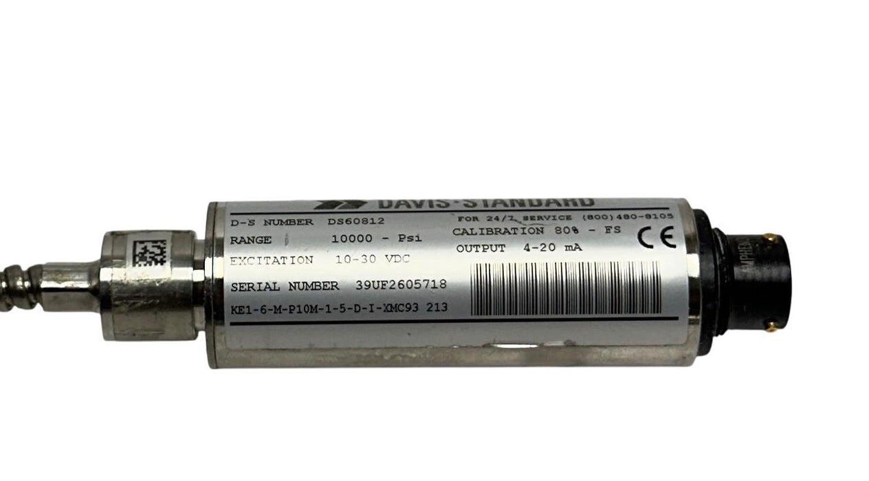 GEFRAN KE1-6-M-P10M-1-5-D-I-XMC93 213 / DS60812 MELT TRANSDUCER 10-30VDC USNP