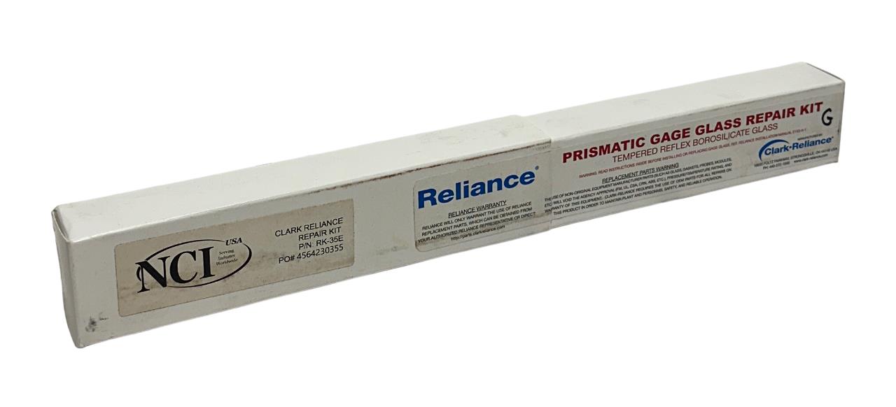 CLARK RELIANCE RK-35E / RK35E PRISMATIC GAGE GLASS REPAIR KIT OEM REFLEX NSFS