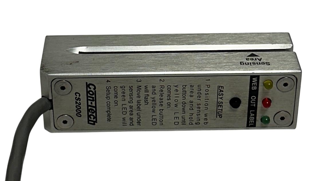 ACCRAPLY CON-TECH CS2000 / 840634 OEM LABEL SENSOR 10-30VDC 8FT CABLE USNP
