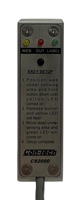 ACCRAPLY CON-TECH CS2000 / 840634 OEM LABEL SENSOR 10-30VDC 8FT CABLE USNP