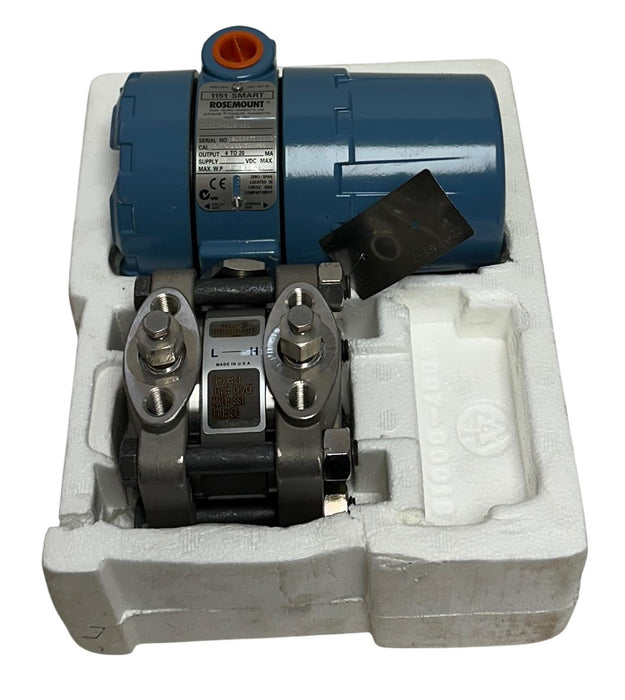 ROSEMOUNT 1151GP4S12M1B1 MODEL 1151 SMART PRESSURE LEVEL TRANSMITTER 45VDC NSMP