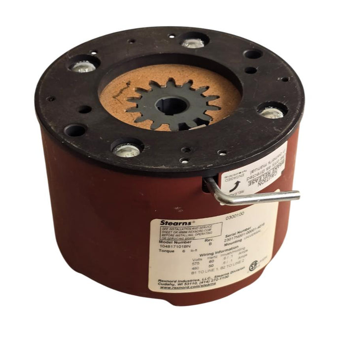 STEARNS REXNORD 104817101BN 48100 SERIES BRAKE 575V 6lb-ft 1-048-171-01-BN NSNP
