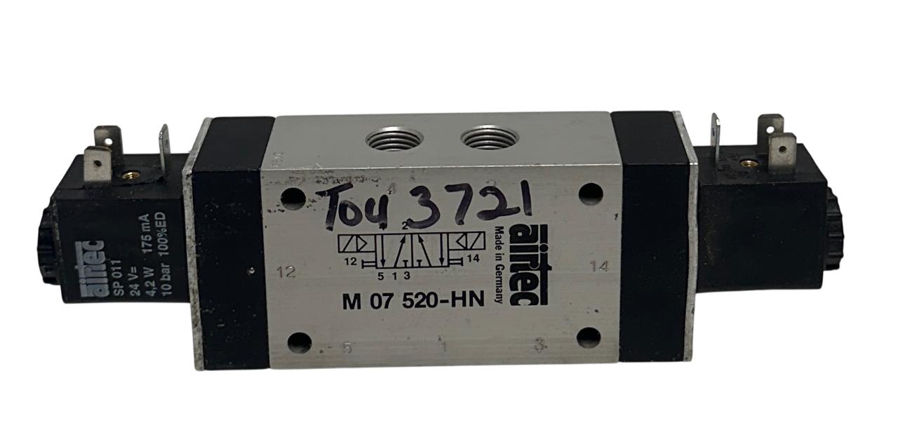 AIRTEC M 07 520-HN / M07520HN SERIES M-07 VALVE 5/2-WAY DOUBLE SOLENOID USNP