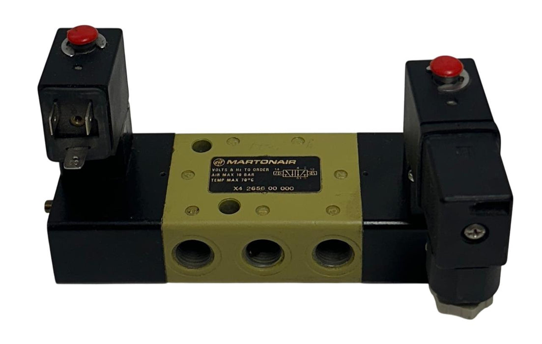 MARTONAIR X4 2656 00 000 / X4265600000 SOLENOID VALVE 110/120V COIL USNP