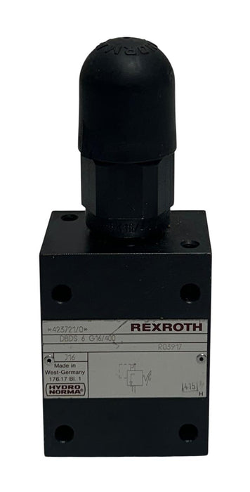 REXROTH DBDS 6 G16/400 / 423721/0 HYDRO NORMA HYDRAULIC RELIEF VALVE NSNP