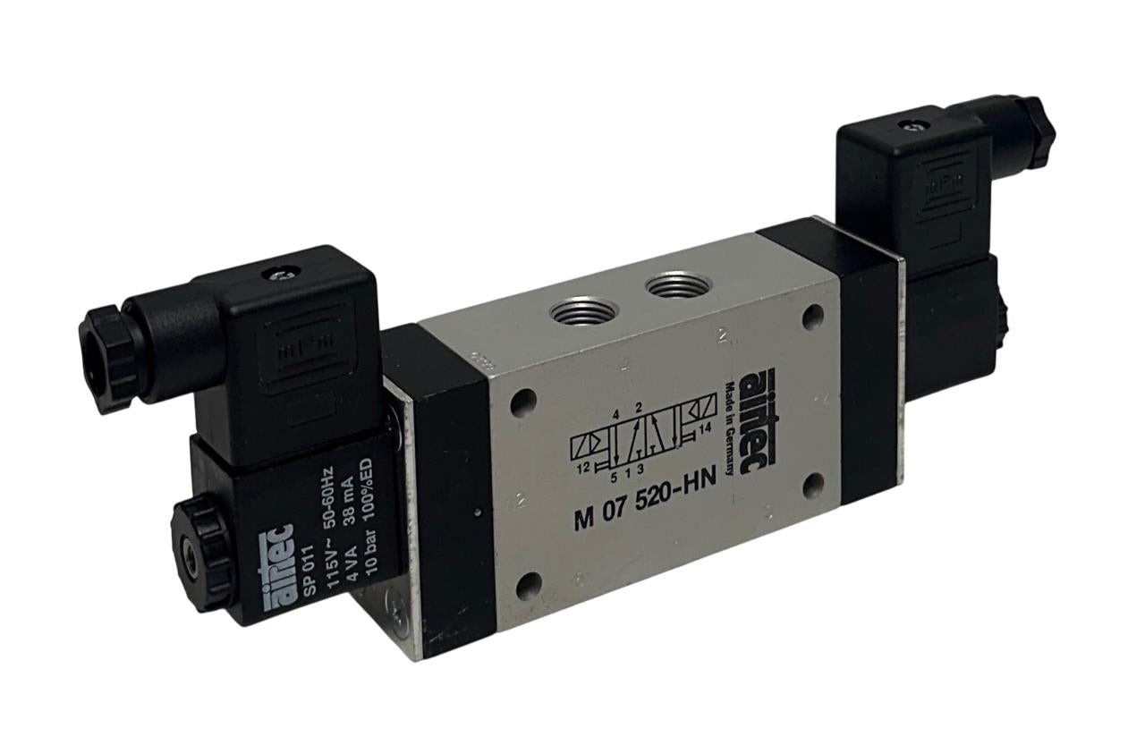 AIRTEC M 07 520-HN / M07520HN SERIES M-07 VALVE 5/2-WAY DOUBLE SOLENOID NSNP