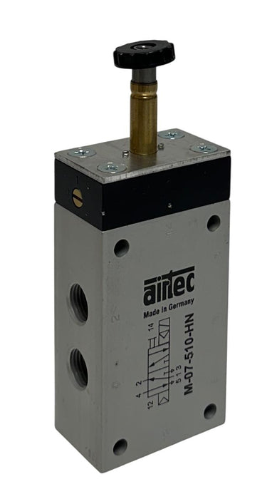 AIRTEC M-07-510-HN / M07510HN SERIES M-07 SOLENOID VALVE 5/2-WAY W/ COIL NSNP