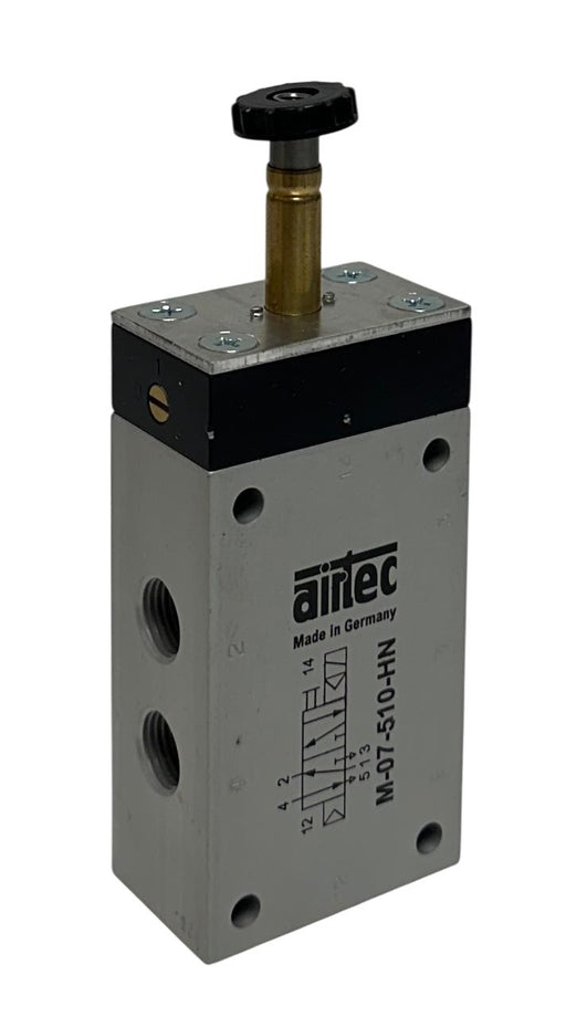 AIRTEC M-07-510-HN / M07510HN SERIES M-07 SOLENOID VALVE 5/2-WAY W/ COIL NSNP