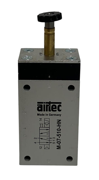AIRTEC M-07-510-HN / M07510HN SERIES M-07 SOLENOID VALVE 5/2-WAY W/ COIL NSNP