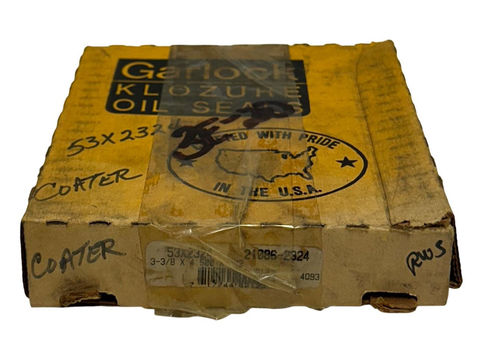 GARLOCK 21086-2324 / 53X2324 MODEL 53 OIL SEAL 3-3/8 X 4.500 X 1/2 NSMP
