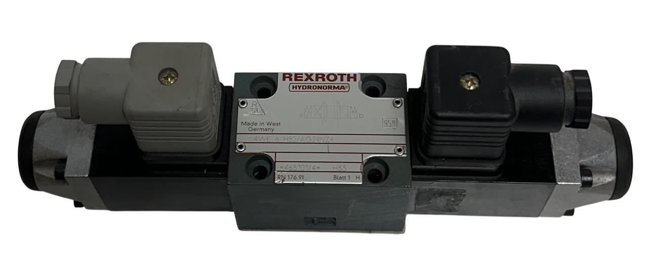 REXROTH 4WE 6 H52/AG24NZ4 / 465101/4 HYDRONORMA DIRECTIONAL VALVE 4/3-WAY NSNP
