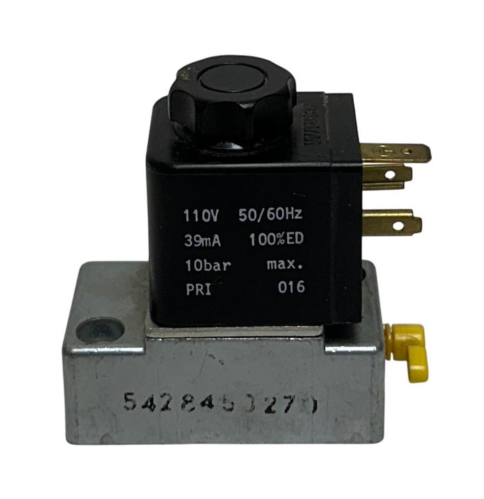 WABCO BOSCH 5428450270 PILOT VALVE W/ COIL 110V 50/60Hz 30mA 3-PRONG NSNP