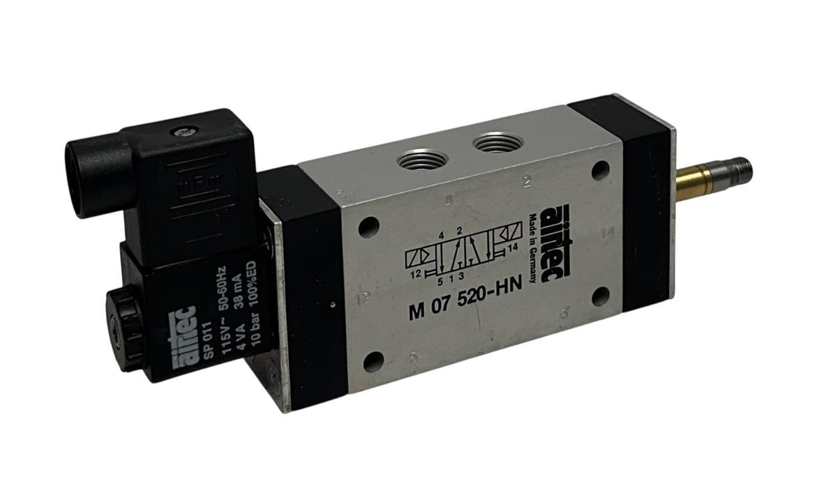 AIRTEC M 07 520-HN / M07520HN SERIES M-07 VALVE 5/2-WAY DOUBLE SOLENOID USNP *