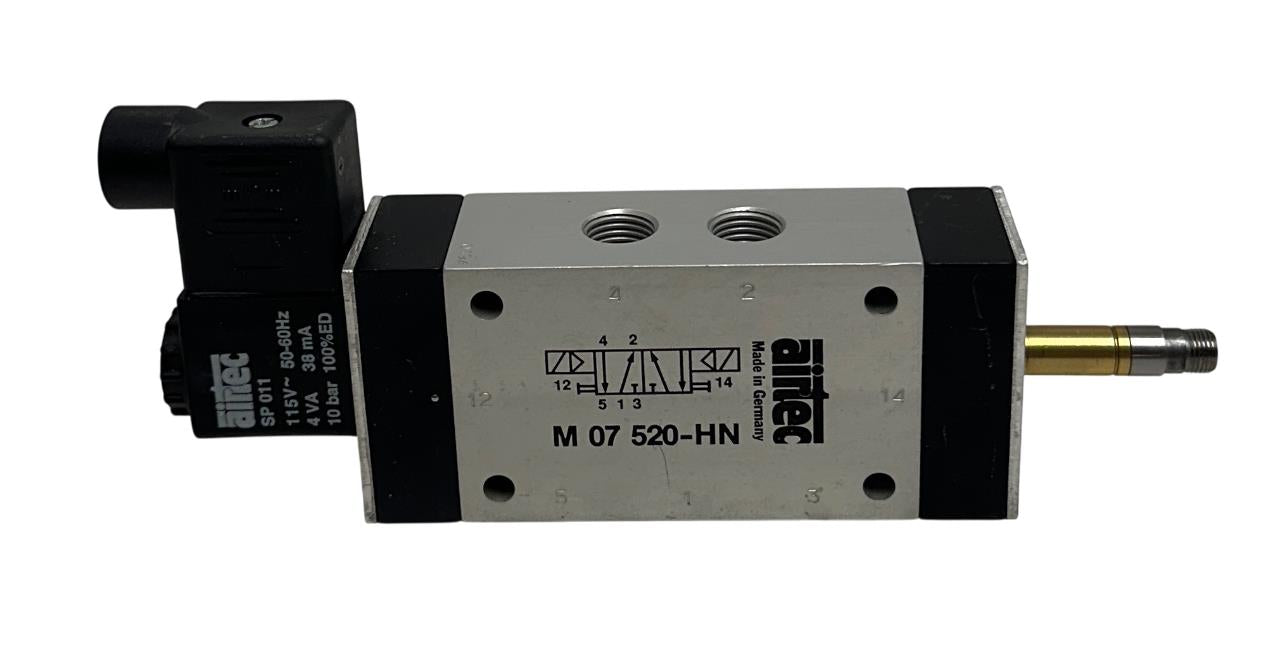 AIRTEC M 07 520-HN / M07520HN SERIES M-07 VALVE 5/2-WAY DOUBLE SOLENOID USNP *