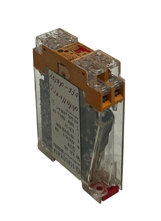 SCHLEICHER KZT 110 / 424210/1 104 TIME DELAY RELAY 0.15-3s 500W 250V 6A USNP