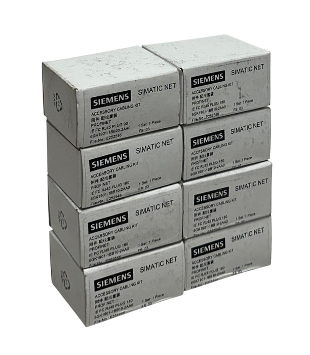 8 SIEMENS 6GK1901-1BB10-2AA0 / 6GK19011BB102AA0 SIMATIC NET CABLING KIT OEM NSFS