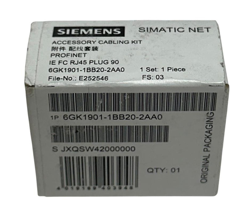 8 SIEMENS 6GK1901-1BB10-2AA0 / 6GK19011BB102AA0 SIMATIC NET CABLING KIT OEM NSFS