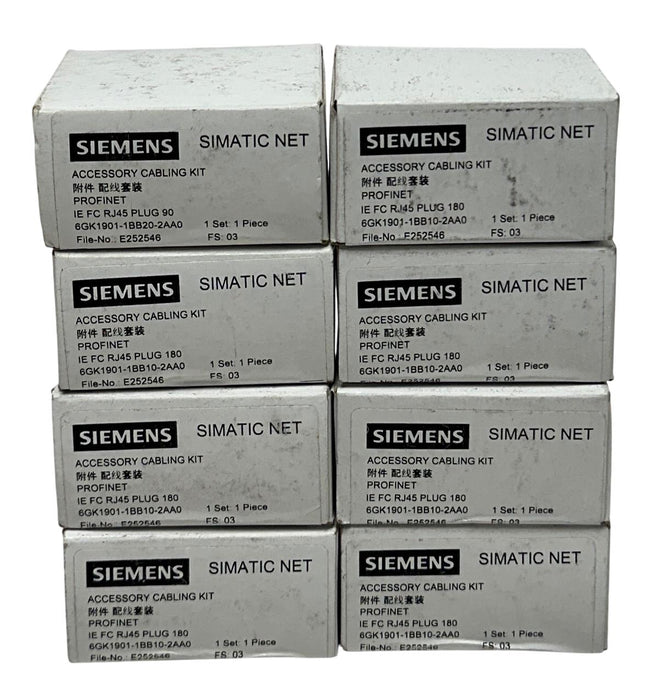 8 SIEMENS 6GK1901-1BB10-2AA0 / 6GK19011BB102AA0 SIMATIC NET CABLING KIT OEM NSFS