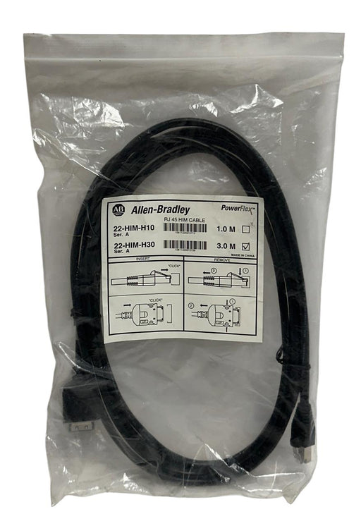 6 ALLEN BRADLEY 22-HIM-H30 /A PowerFlex RJ45 HIM DSI CABLE KITS 3M OEM NSMP