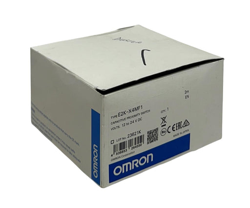 OMRON E2K-X4MF1 / E2KX4MF1 CAPACITIVE PROXIMITY SENSOR 12-24VDC 2M CABLE NSMP