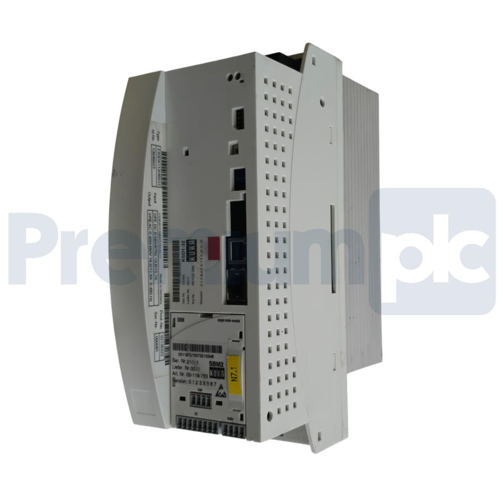 KUKA KSD1-32 E93DA113I4B531 SERVO DRIVE E93DA113I4B531XX4B23 13046923 w/SBM2