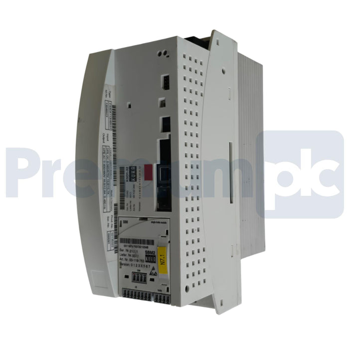 KUKA KSD1-32 E93DA113I4B531 SERVO DRIVE E93DA113I4B531XX4B23 13046923 w/SBM2