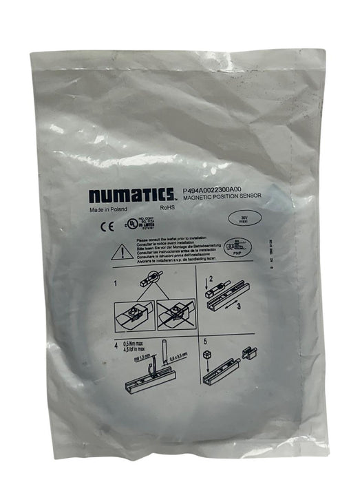 2 NUMATICS P494A0022300A00 / PNP-FL2-00-U MAGNETIC POSITION SENSORS 10-30V NSFS