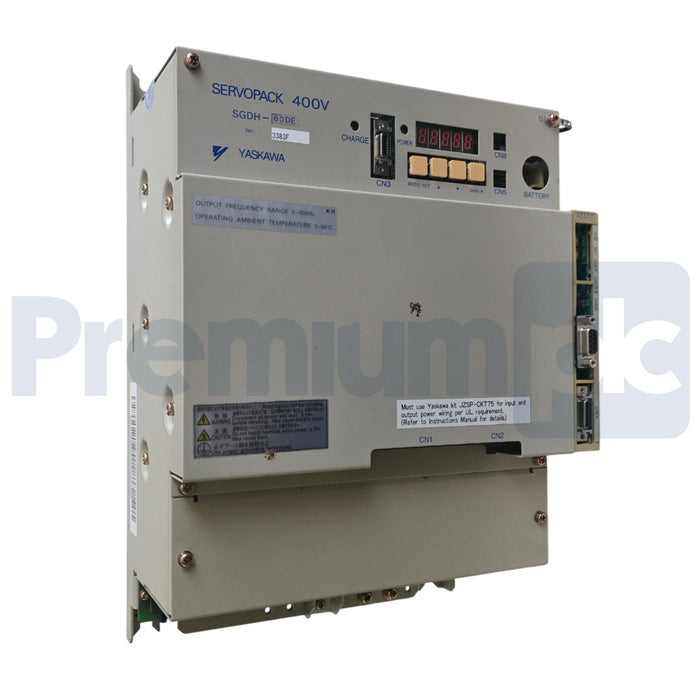 YASKAWA SGDH-60DE / SGDH60DE SIGMA II SERVOPACK AMPLIFIER 400V 6kW w/JUSP-NS500