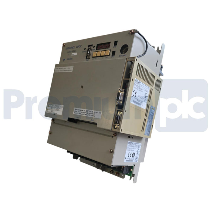 YASKAWA SGDH-60DE / SGDH60DE SIGMA II SERVOPACK AMPLIFIER 400V 6kW w/JUSP-NS500