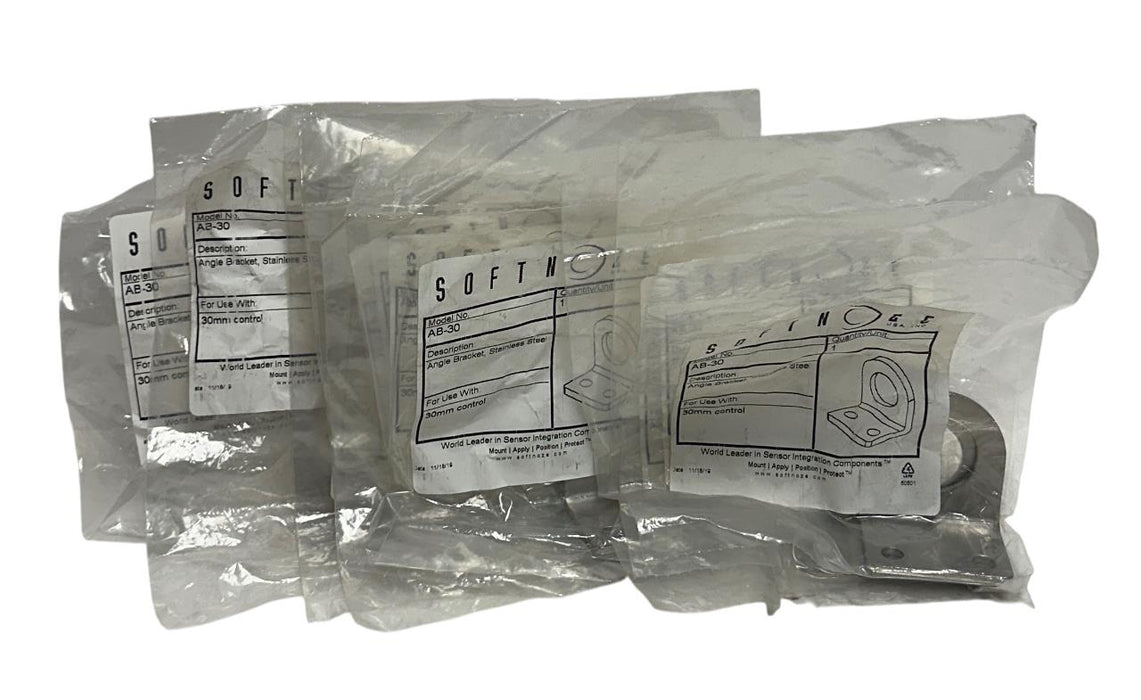 10 SOFTNOZE AB-30 / AB30 OEM STAINLESS STEEL BRACKETS 30mm CONTROL NSFS