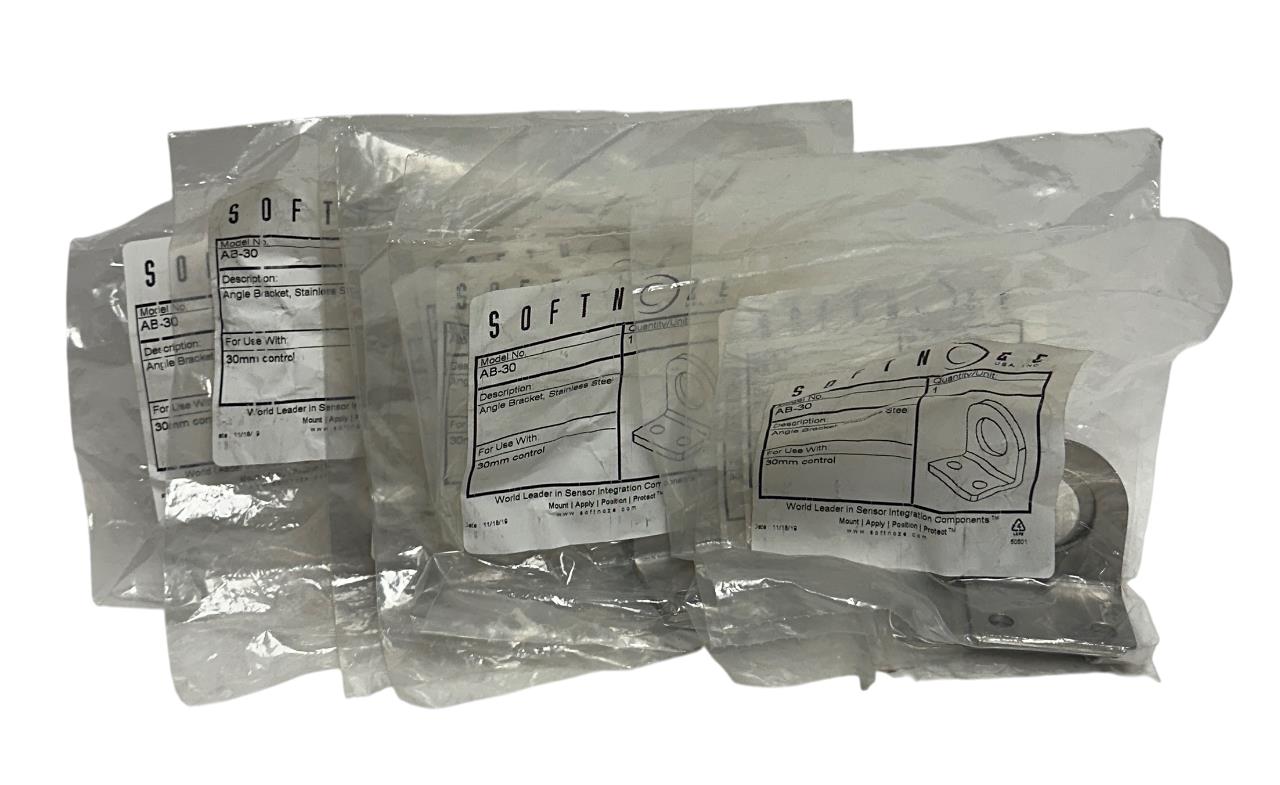 10 SOFTNOZE AB-30 / AB30 OEM STAINLESS STEEL BRACKETS 30mm CONTROL NSFS