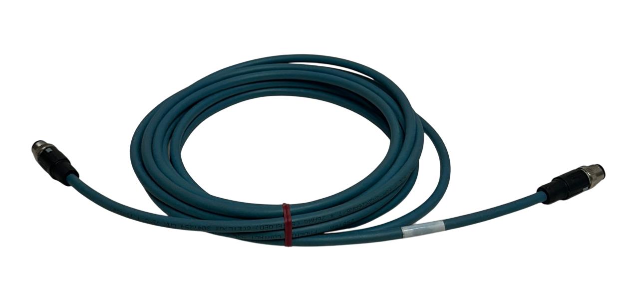 KEYENCE OP-88090 / OP88090 OEM SZ-V SERIES EtherNet CABLE M12 4-PIN 5M NSNP