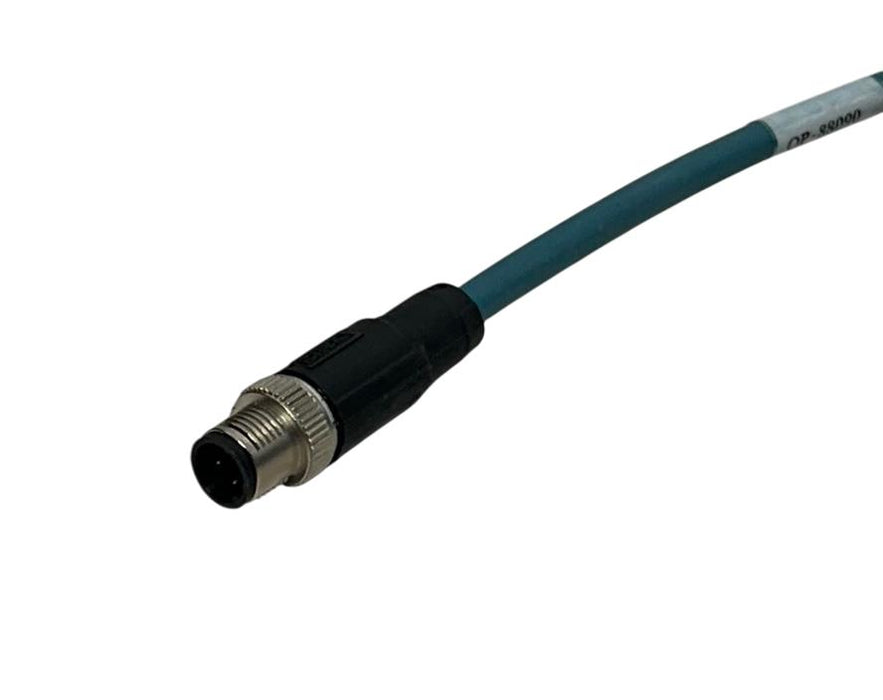 KEYENCE OP-88090 / OP88090 OEM SZ-V SERIES EtherNet CABLE M12 4-PIN 5M NSNP