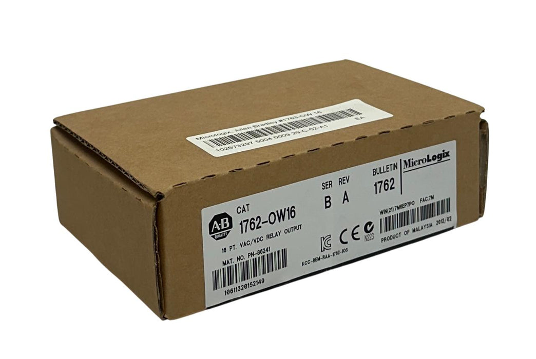ALLEN BRADLEY 1762-OW16 /B MicroLogix 16-PT RELAY OUTPUT MODULE VAC/DC NSMP