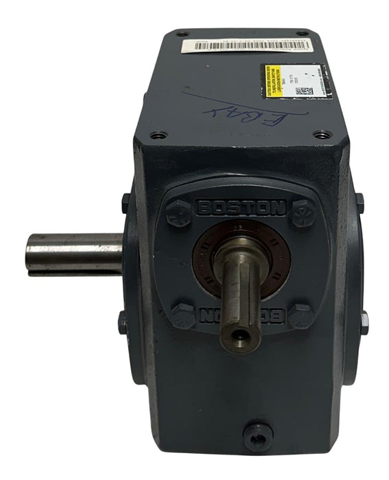 BOSTON GEAR 726-5-G / 51735 RIGHT ANGLE WORM GEAR SPEED REDUCER 5:1 RATIO NSNP
