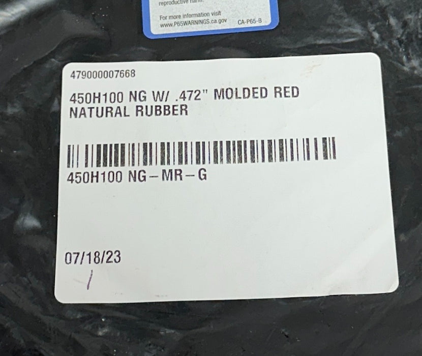 GATES 450H100 NG-MR-G / 450H100NGMRG OEM 450H100 NG W/ .472'' RED RUBBER NSMP