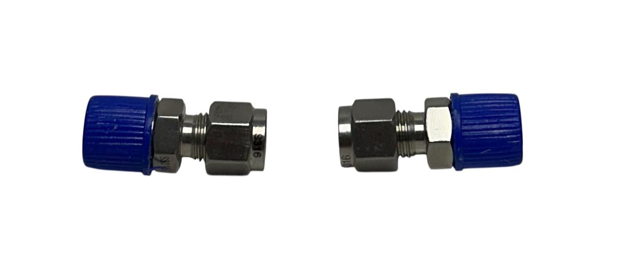 2 DWYER SSLK-14-14 / SSLK1414 OMEGALOK COMPRESSION FITTINGS 1/4'' MNPT NSNP