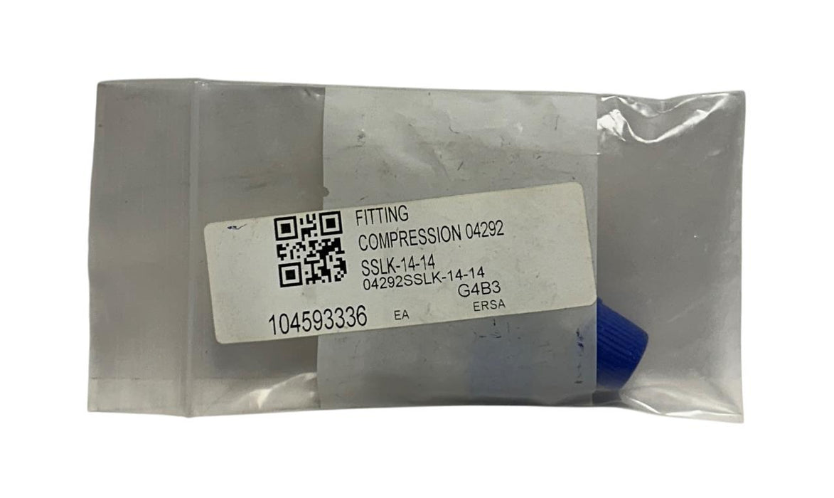 2 DWYER SSLK-14-14 / SSLK1414 OMEGALOK COMPRESSION FITTINGS 1/4'' MNPT NSNP