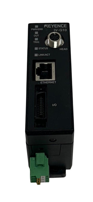 KEYENCE IV-G10 / IVG10 SENSOR AMPLIFIER EtherNet 24Vdc 1.8A CLASS 2 50mA USNP