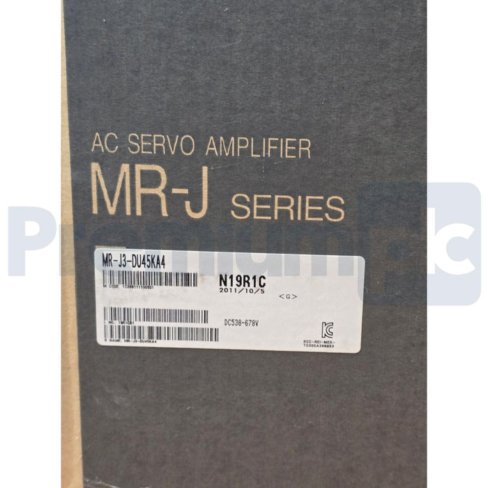MITSUBISHI ELECTRIC MR-J3-DU45KA4 MELSERVO J3 AC MOTION SERVO DRIVE 45kW NSMP