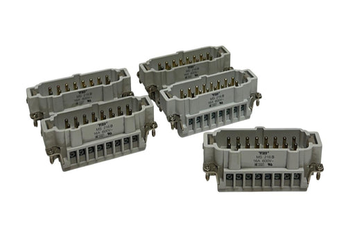 5 THOMAS & BETTS MS216B Pos-E-Kon MALE SCREW TERMINAL INSERTS B32 SERIES NSNP