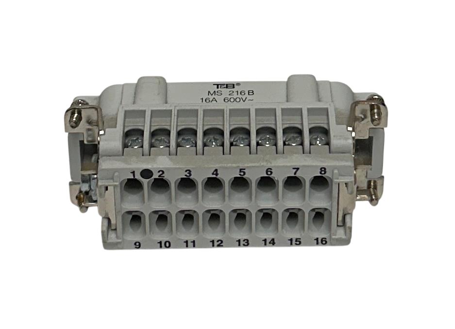 5 THOMAS & BETTS MS216B Pos-E-Kon MALE SCREW TERMINAL INSERTS B32 SERIES NSNP