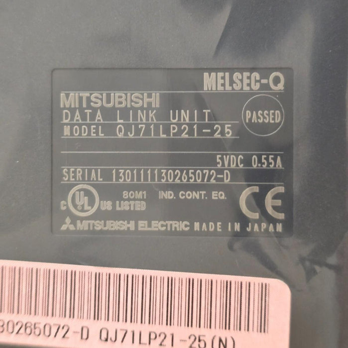 MITSUBISHI ELECTRIC QJ71LP21-25 MELSEC-Q QnU FIBER LINK COMMUNICATION UNIT NSMP