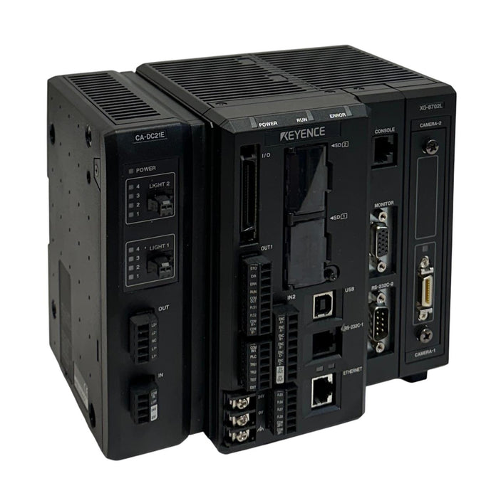 For Parts KEYENCE XG-8702L / CA-DC21E MULTI-CAMERA IMAGING SYSTEM CONTROLLER USB