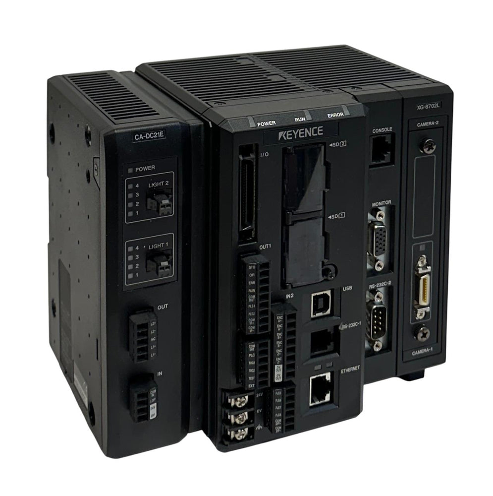 For Parts KEYENCE XG-8702L / CA-DC21E MULTI-CAMERA IMAGING SYSTEM CONTROLLER USB