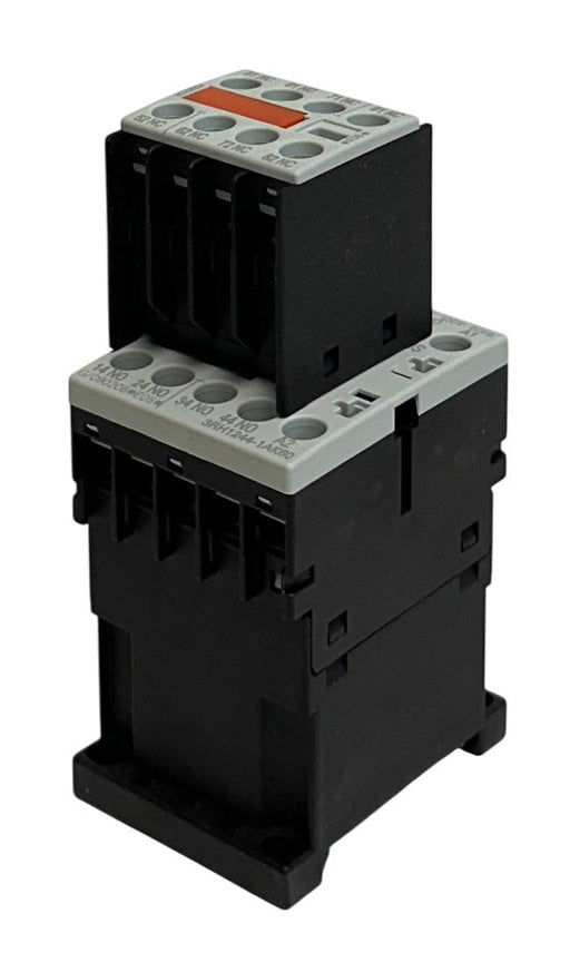SIEMENS 3RH1244-1AK60 / 3RH12441AK60 AUXILIARY CONTACTOR 110-120VAC 6A NSMP