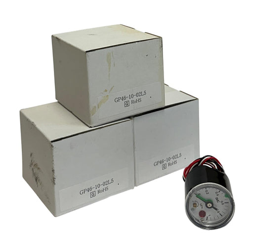 3 SMC GP46-10-02L5 / GP461002L5 PRESSURE GAUGES W/ SWITCHES 0-1MPa 30VDC NSMP