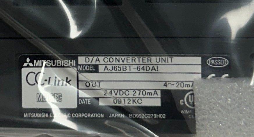 MITSUBISHI AJ65BT-64DAI / AJ65BT64DAI MELSEC CC-Link D/A CONVERTER MODULE NSMP