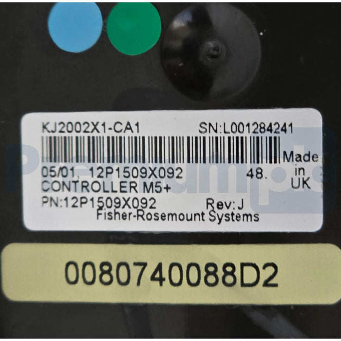 ROSEMOUNT EMERSON DeltaV KJ2002X1-CA1 M5+ CONTROLLER 12P1509X092 REV. J NSNP