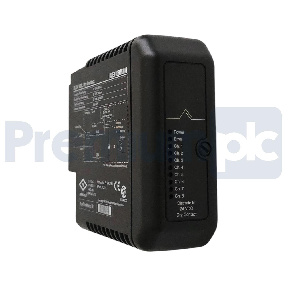 ROSEMOUNT EMERSON DeltaV KJ3001X1-BB1 DIGITAL INPUT 24VDC 12P0550X142 REV E USPI